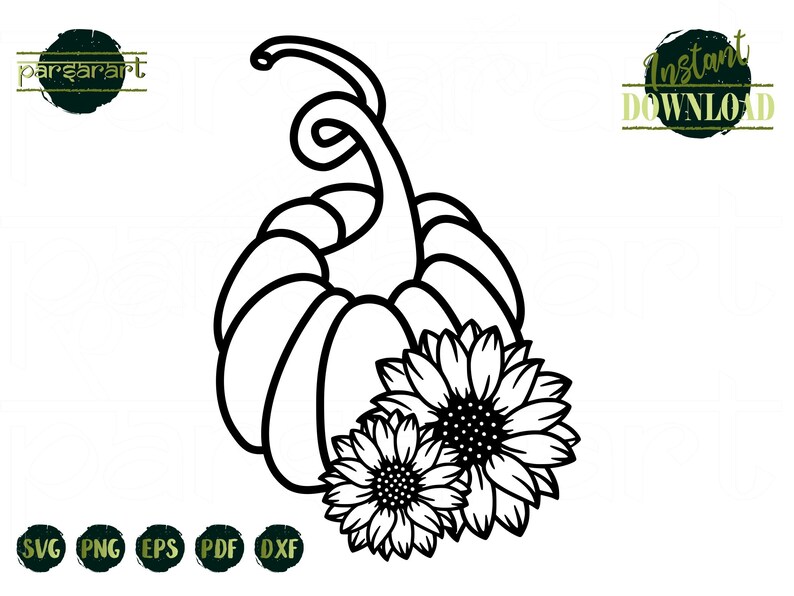 Free Free Free Pumpkin Sunflower Svg 788 SVG PNG EPS DXF File