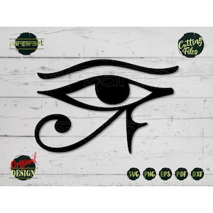 Eye of Horus SVG Egyptian Symbol SVG Hieroglyphs Vector Egypt Eye Vector Ancient Tattoo Laser Digital Cut File Cricut/Silhouette Eps Png Dxf