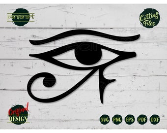 Eye of Horus SVG Egyptian Symbol SVG Hieroglyphs Vector Egypt Eye Vector Ancient Tattoo Laser Digital Cut File Cricut/Silhouette Eps Png Dxf