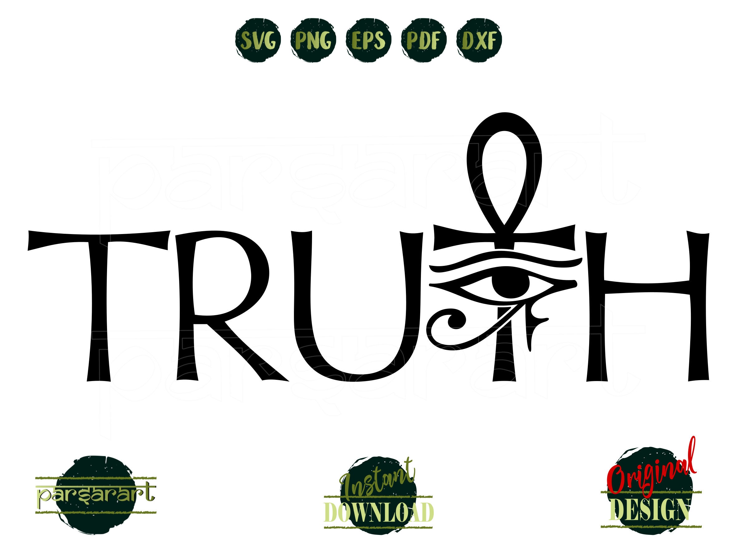 Truth SVG, Eye of Horus SVG Ankh Cross Egyptian Symbol Hieroglyphs ...