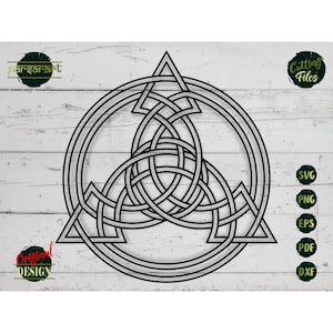 Celtic Knot SVG Celtic Knotwork SVG Wicca Clipart Scottish Irish Pagan Prayers Wiccan Vector Digital Cut File Cricut/Silhouette Eps Png Dxf