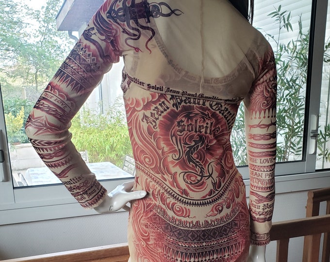 JEAN PAUL GAULTIER 1990s dragon print top