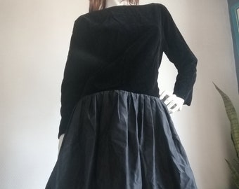 Robe de soirée Yves Saint Laurent rive Gauche haute couture 80s taille L