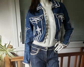 Vintage Jean Paul Gaultier Jean's Denim Jacket Model