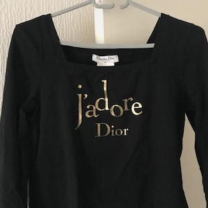 Christian Dior Vintage John Galliano Embroidery T-shirt Size
