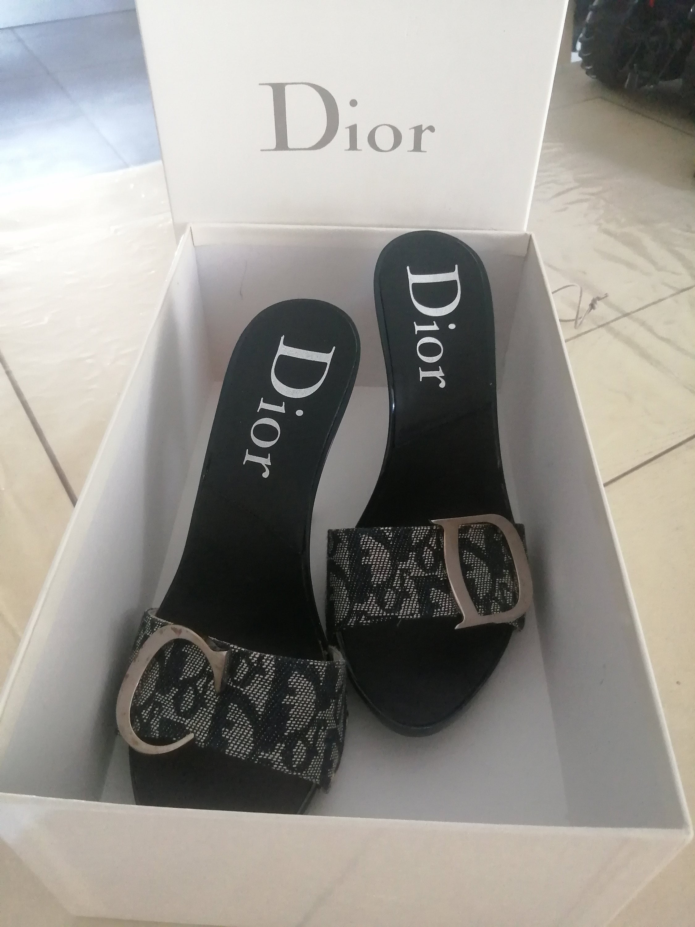 Vintage Christian Dior Tall Denim Monogram Boots – Recess