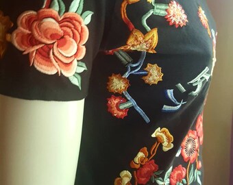 Christian Dior Vintage John Galliano Embroidery T-shirt Size