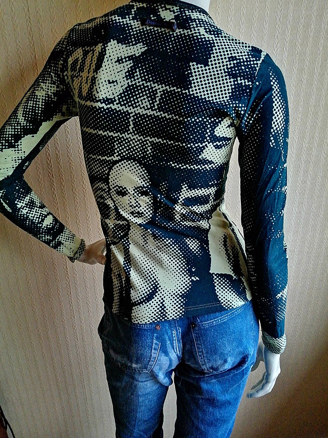 Top Jean Paul Gaultier Vintage Tattoo T-shirt Printed Against | Etsy