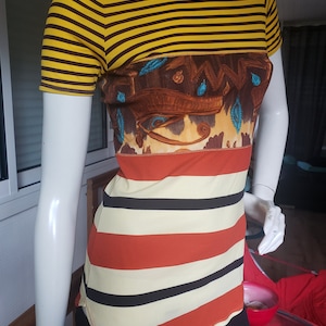 Top t-shirt Jean Paul Gaultier JPG Collection vintage printed size S