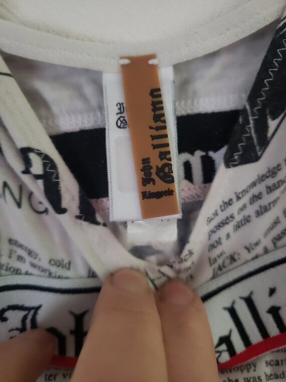 Top à Bretelles John Galliano Vintage Imprimé 