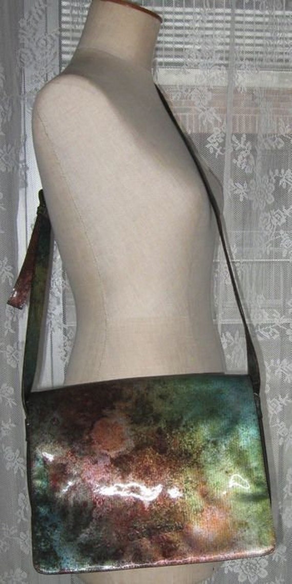 Vintage Shoulder Bag Jean Paul Gaultier Cyber Color Iridescent 