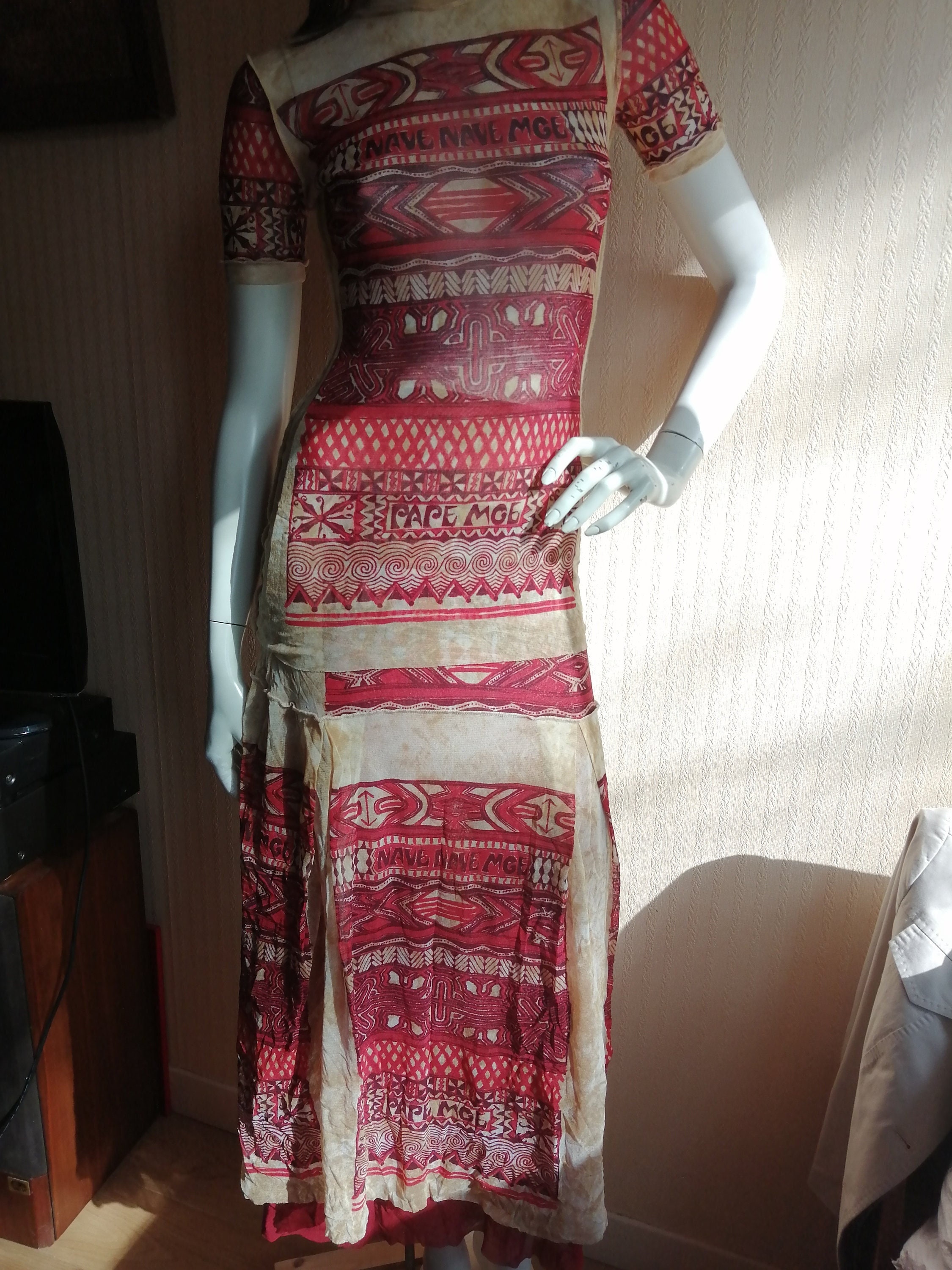 Vintage Skirt and Top Set Jean Paul Gaultier Mesh Tattoo Vintage Skirt and Top Set Jean Paul Gaultier Mesh Tattoo