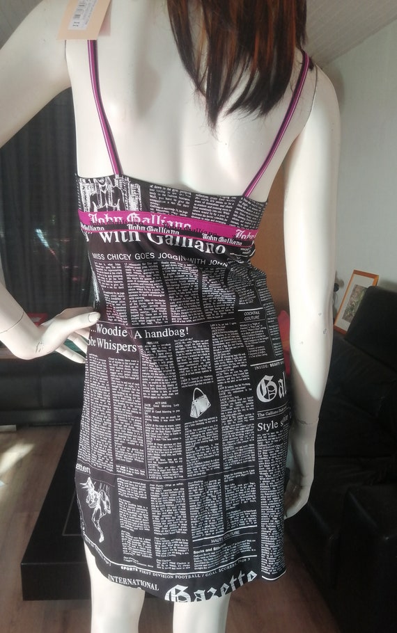 Vintage mini slip dress John Galliano Gazette new… - image 3