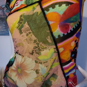 Kenzo Jean&#39;s vintage t-shirt top with Asia carp print, mesh size S