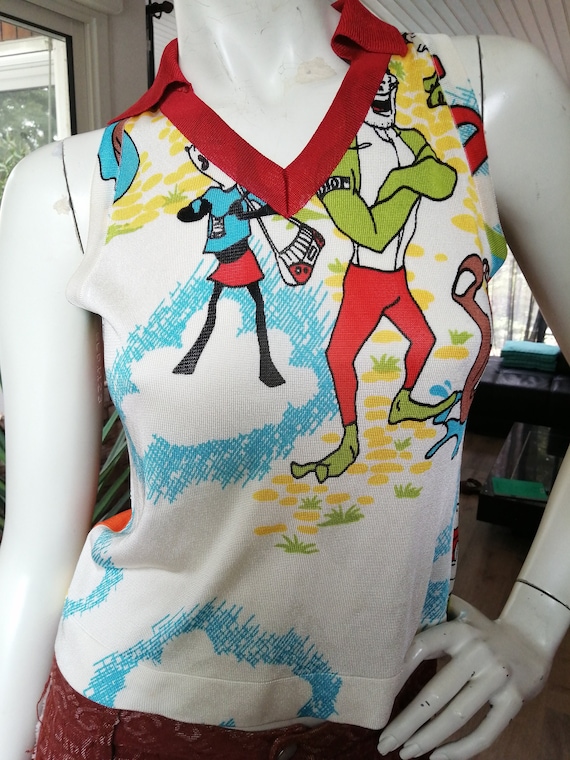 Christian Dior tank top vintage by Galliano size S - image 1