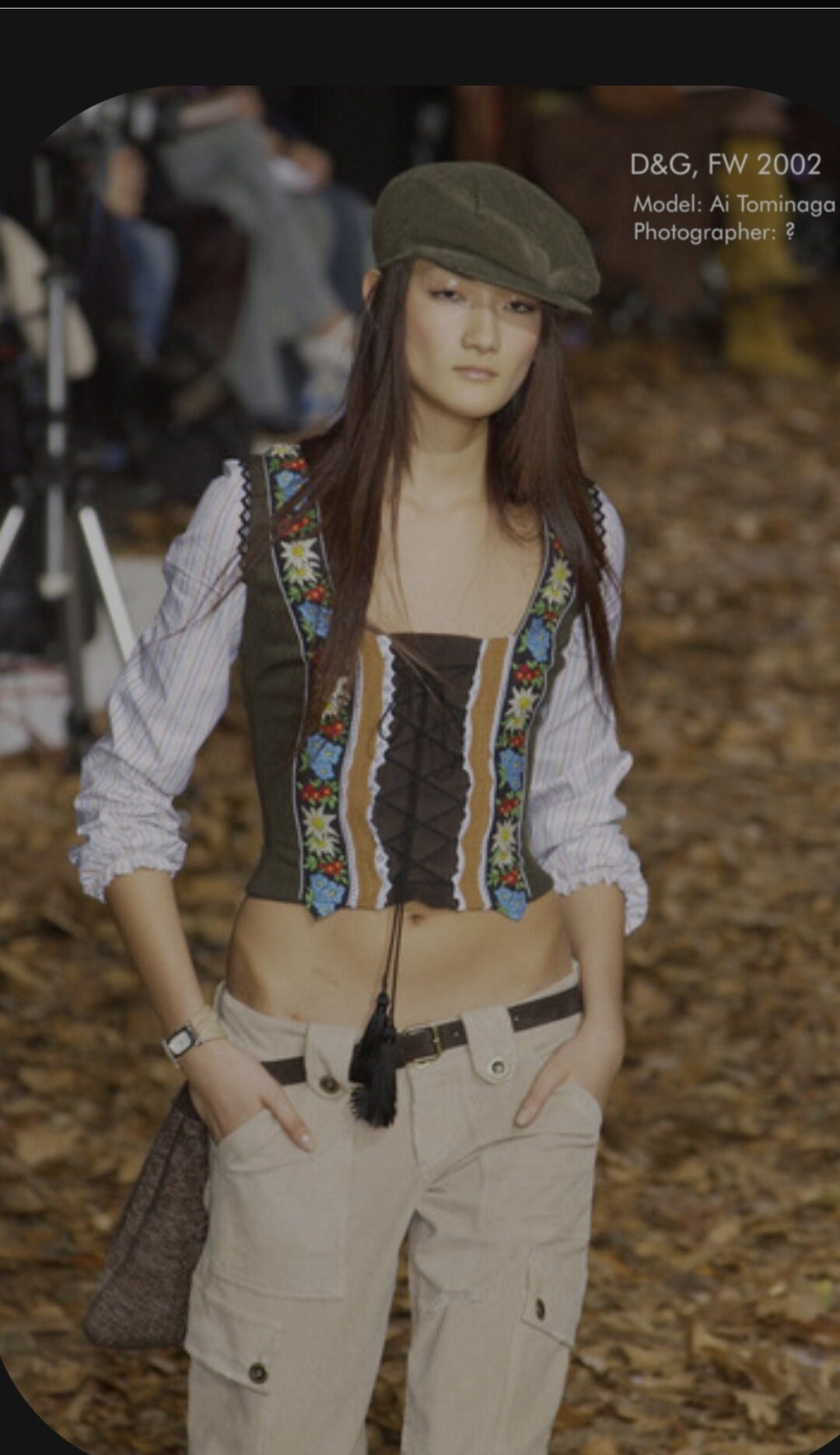 Haut Bustier Vintage Dolce & Gabbana Fall 1996 Rose Bébé - Taille M - Très Bon état