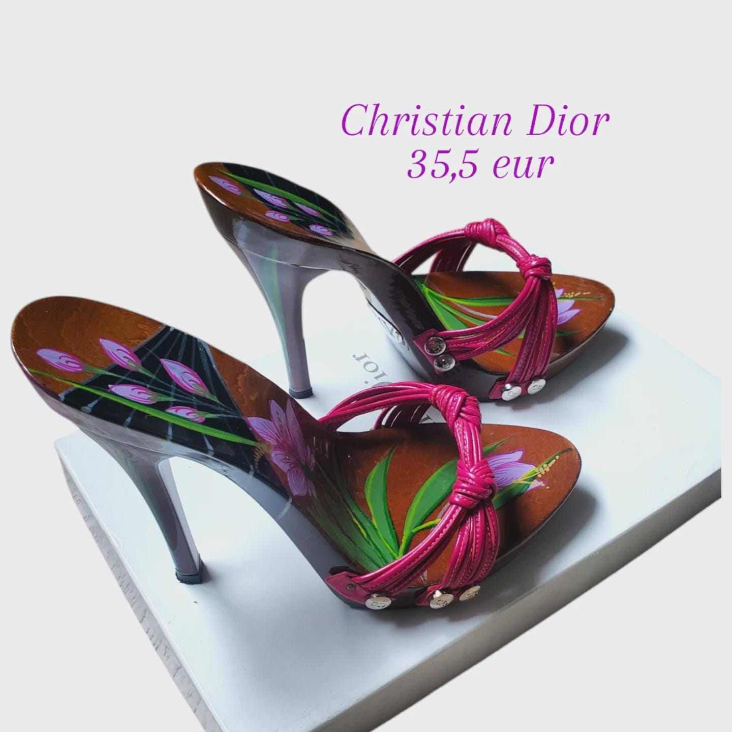 Vintage Dior Heels Pink - Etsy