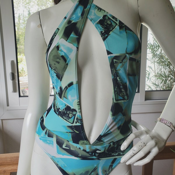 Vintage 1-piece swimsuit Christian Dior by John Galliano size S XS