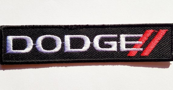 Car Logo Dodge Iron on//Sew on Embroidered Patch//Badge T-shirt Patch