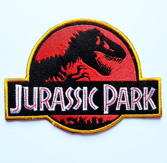 Jurassic Park Jurassic World Movie Ranger Logo Embroidered Iron-on Patch