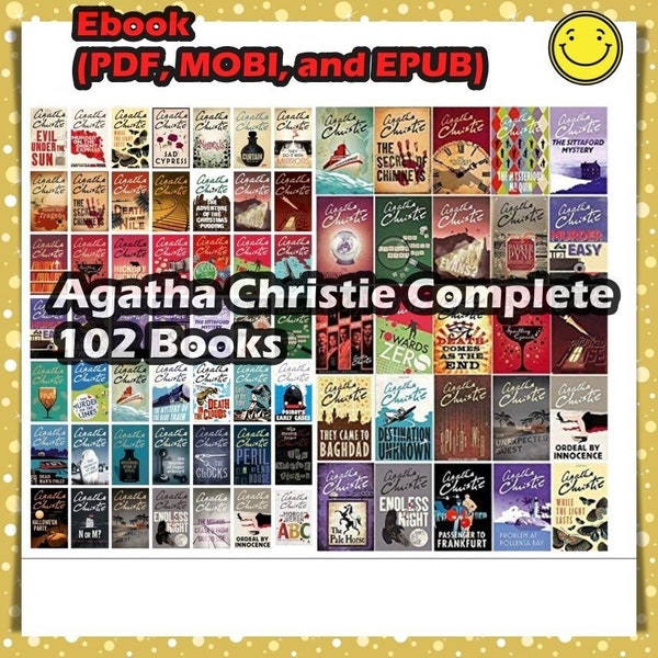 Agatha Christie Complete 102 Títulos Hercule Poirot Miss Marple Bundle, libro electrónico, colección de E-BOOK