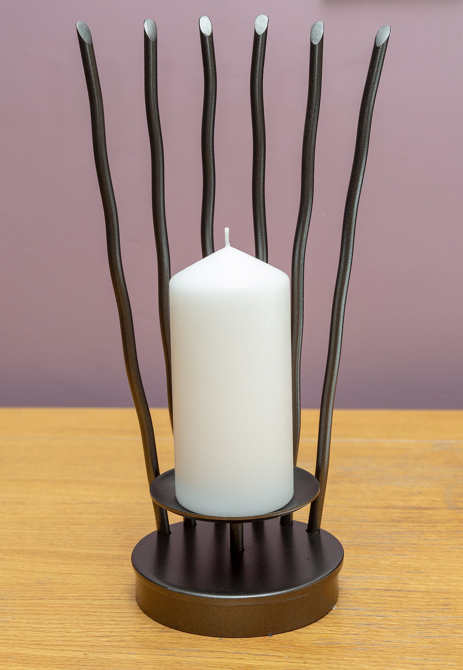Wiggly spike pillar candle holder Etsy