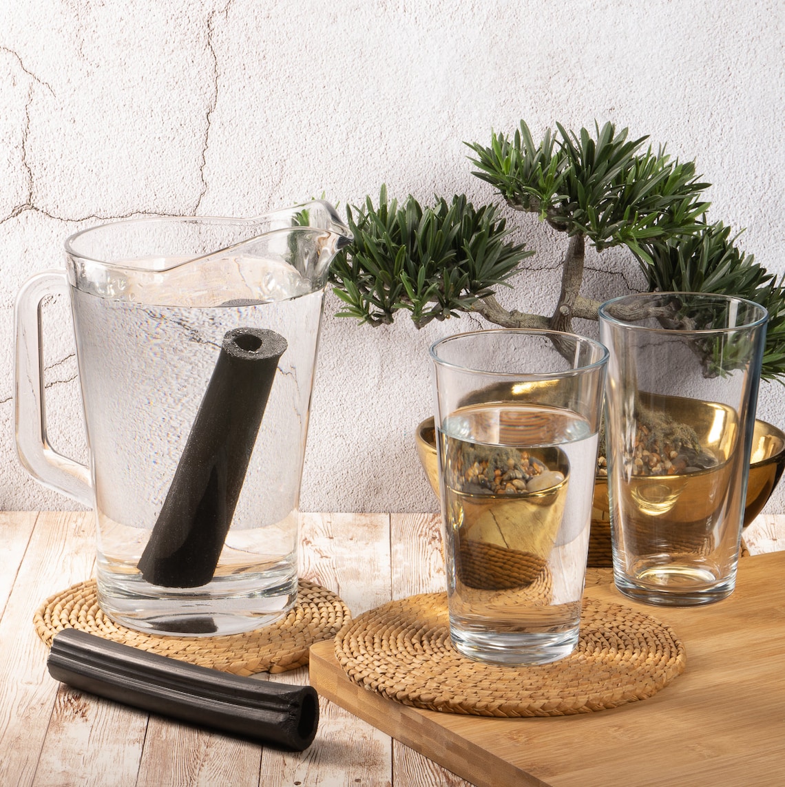 2x Charcoal Water Filter Bamboo Stick New Living Eco Product Etsy