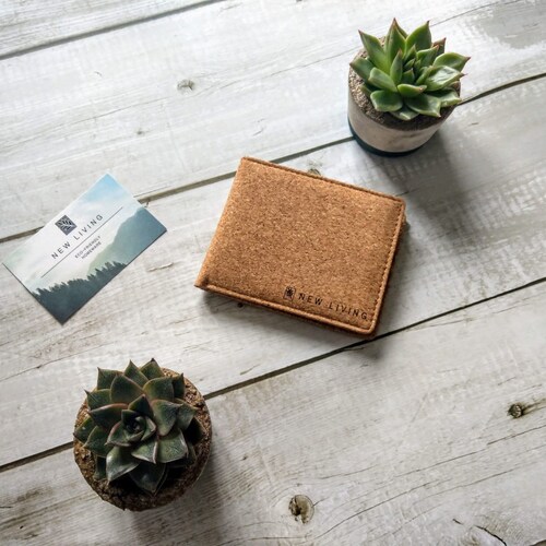 Vegan Cork Wallet Sustainable Eco Friendly Gift US Seller Etsy