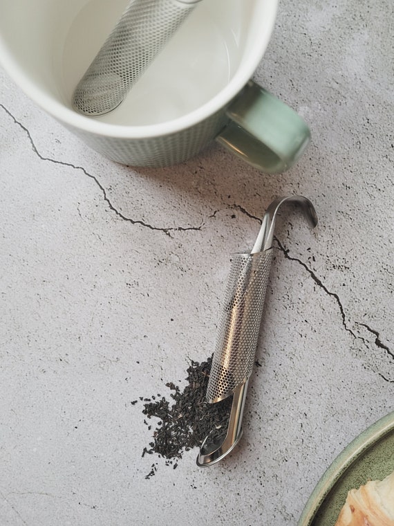 Infusore Per Tè In Acciaio Inox 304 – New Living Riutilizzabile, Telescopico 13x2cm