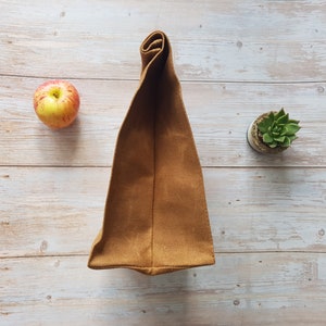 New Living Canvas Lunch Bag, 100% cotton, Eco Product, Made Using Fully Biodegradable Natural Material image 3