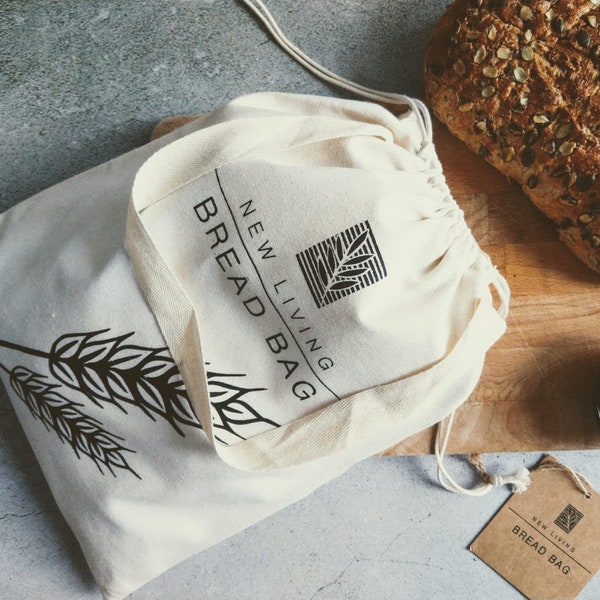 Linen Bread Bag Etsy