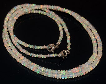 Opal Necklace multi fire necklace Jewelry Beads, 16 Inch" Flashy Fire Necklace Opal, Very Cheap Price.