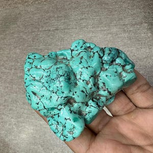 Turquoise Raw Rock Crystal Natural Minerals Turquoise Rough Stone Mineral Sample Healing gemstone Turquoise Gemstone.