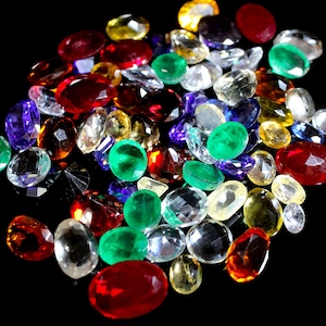 Mixed Lot Gemstone, Wholesale loose stones Semi precious faceted gemstone Pieces Wise, shape and size lot, multi stone lot or jewelry making