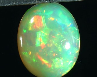 Natural Ethiopian Opal, 6x8 MM. Oval Calibrated Pieces Wise Gemstone Lot, Flashy Multi Fire Welo Fire Opal Cabochon Gemstone Lot.