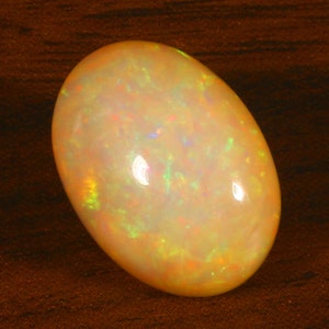 OPAL Fire 11.35 Crt. 20x14x8 MM. Ethiopian Opal Oval Shape Multi Fire Loose Gemstone October Birthstone For Making Jewelry and Ring.