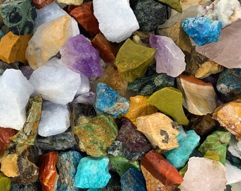 Big Size Mix Gemstone Rough, Raw Gemstone Minerals Mix gemstone Rough Lot, Natural Raw Rough Gemstone, All Raw Rough, Jewelry Making Rough