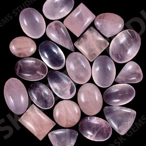 Natürliche Qualität Rosenquarz professionell entworfen Rosenquarz Cabochon viel perfekt für erstklassige Schmuckherstellung
