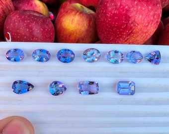 Tanzanite natural mix Shape lot loose faceted cut gemstone AAA Quality AA Quality Tanzanite natural Color lot Cut Stone Loose Gemstone.