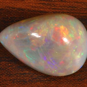 OPAL FIRE, Forma a pera, 10.10 Carati. 18x12x10 mm. Multi Welo Fire Opal Loose gemstone Opal fire Jewelry Making.