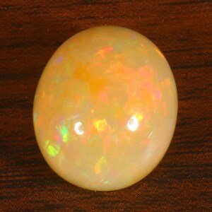 Cabina opale fuoco giallo, 15.45 Carati. Pietra preziosa sciolta 18x15x10 mm.  Welo Fire Opal cabochon Pietra preziosa sciolta Opal fire Jewelry Making.