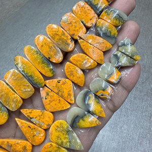 Bumble Bee pair cabochon bumble bee gemstone Pair Wholesale Lot With Different Shapes And Sizes Used For Jewelry Making.