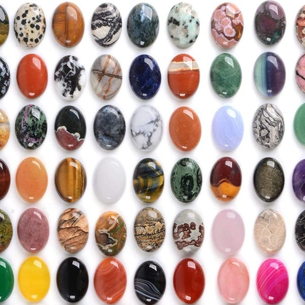 Lot de gros de qualité supérieure, Lot de mélange de pierres précieuses, Lot de cabochons naturels, Lot de mélange poli de haute qualité, Pierre à bijoux, Poli lisse, Pierre de naissance