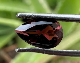 Natural pink tourmaline cut stone, 1 Ct, 9x6x3 MM. Pear shape loose gemstone tourmaline tourmaline gemstone Tourmaline Jewelry making stone.
