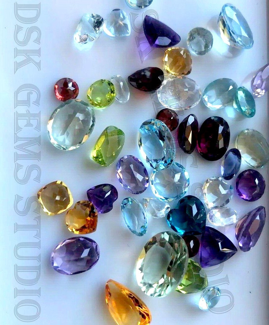 Natural Mixed Stone Lot Gemstones All Stone Multi Color Stone
