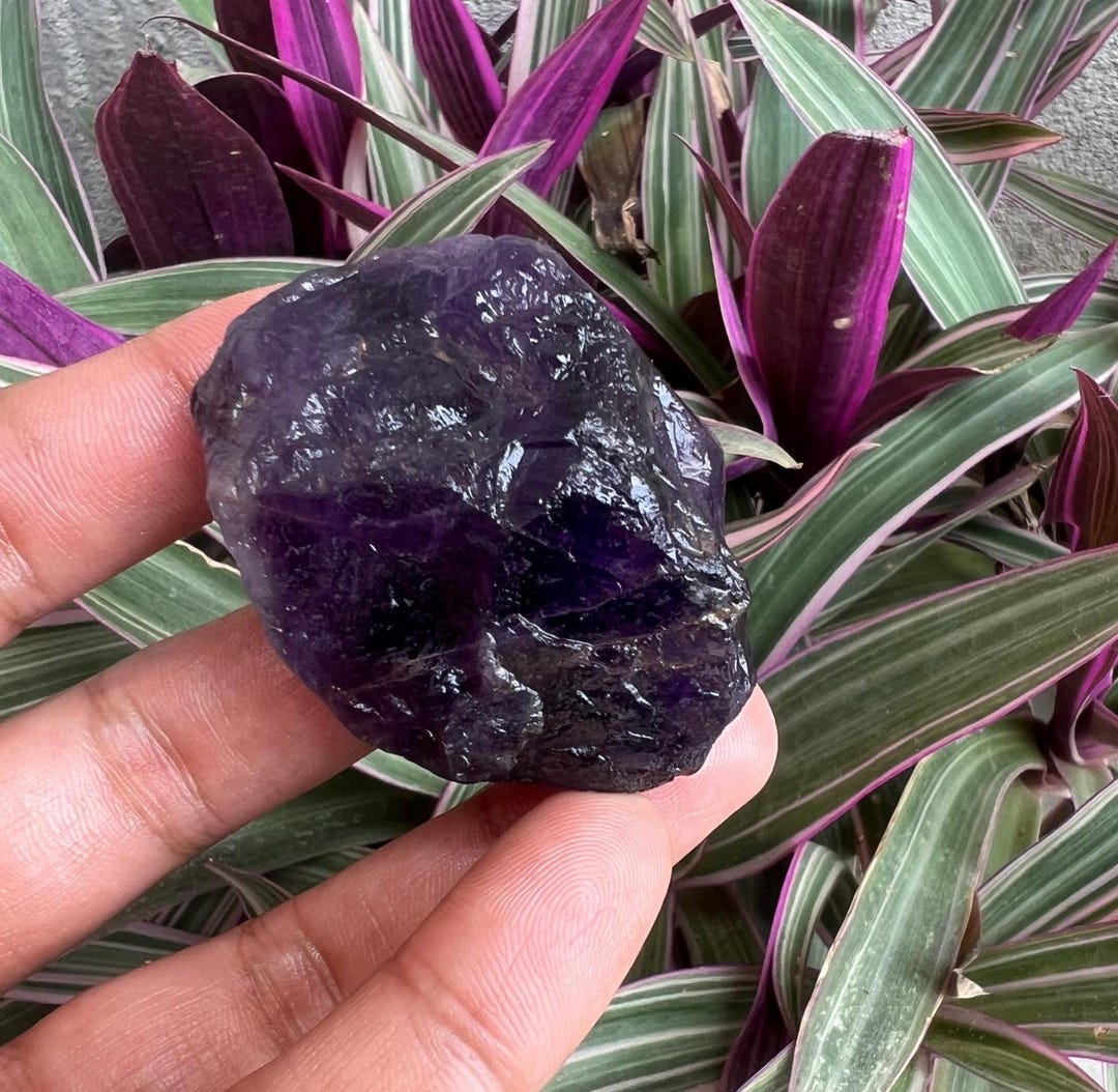 Amethyst Rough 327 Crt, 52x35x22 MM. Natural Raw Gemstone Rough ...