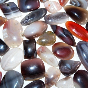 Top calidad Kilo gramo lote de pulido a mano natural botswana ágata Cabujón piedra preciosa para hacer joyería para colgante toda mezcla tamaño forma.