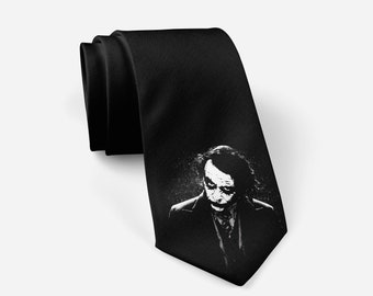 Batman Dark Night Joker Necktie Silk Tie Halloween Costume Cosplay Men/'s Tie