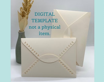 Cricut Envelope Template SVG: Arrow Cutout, 5x7 Card (Digital Download)