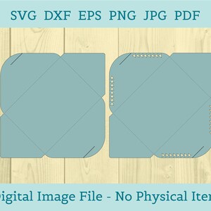 Cricut Envelope Template 2 Designs Blank and Arrow Cutout (for Standard ...